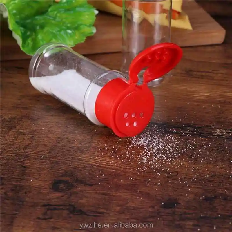 10Pcs Plastic Spice Jars Bottles Empty Seasoning Containers with