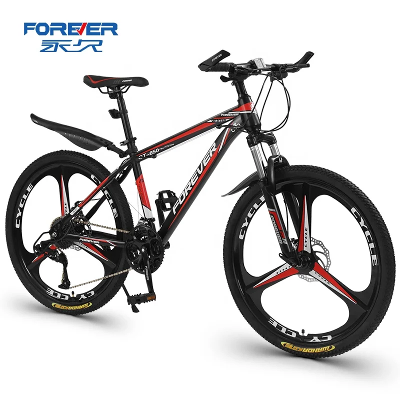 

FOREVER China Cheap bicycle 24/26 inch 21 speed Magnesium alloy wheel Shock absorbing Mountain Bike for Men
