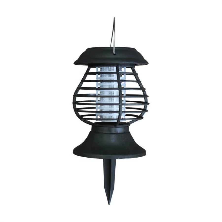 

Solar mosquito killing lamp use in lawn garden farm LED Portable ground- inserting Solar mosquito killer lamps, Black