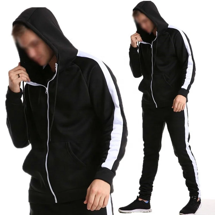 
Custom Spring Autumn Casual Warm Fleece Zipper Up Hoodies Pants 2 Piece Sets Jogging Wear Cheap Sports Tracksuits for Men 