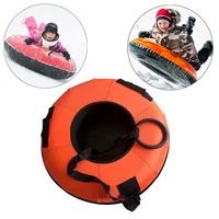 

1 Rider Inflatable Towable Snow Sled Tube or Tubing With Nylon Cover For Adults And Kids