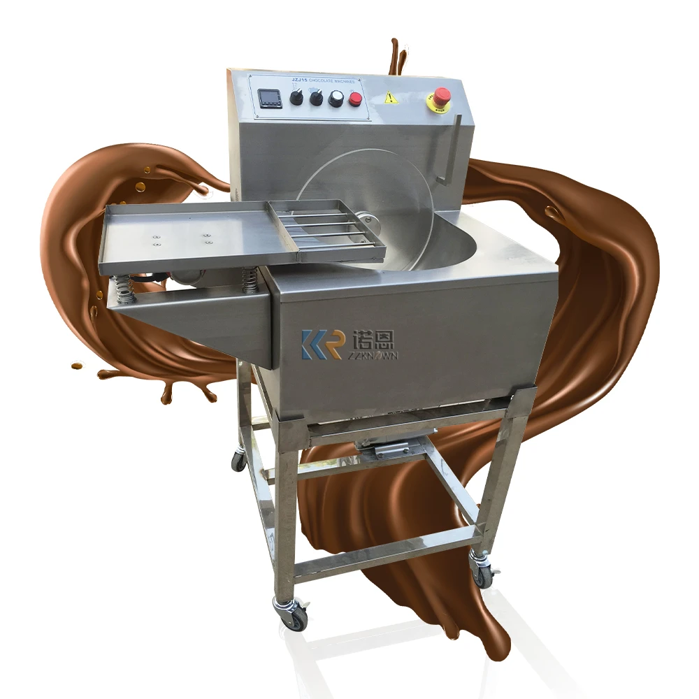 

2023 15 kg Chocolate Making Tempering Machine for Chocolate with Vibration Table Small Chocolate Melters