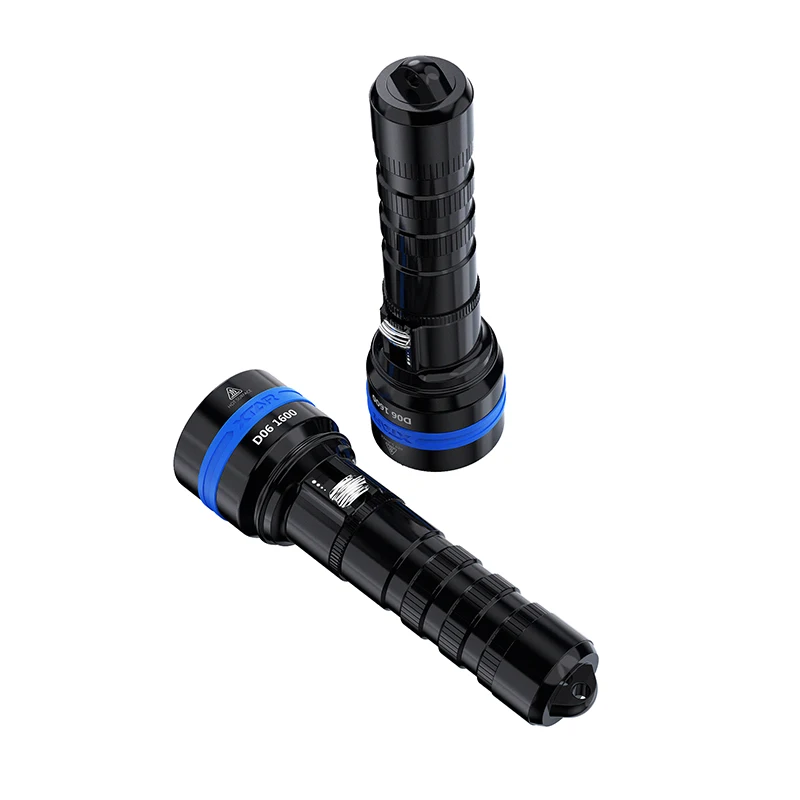 

Hot selling spearfishing torch light XTAR D06 1600lm scuba diving flashlight free shipping to USA