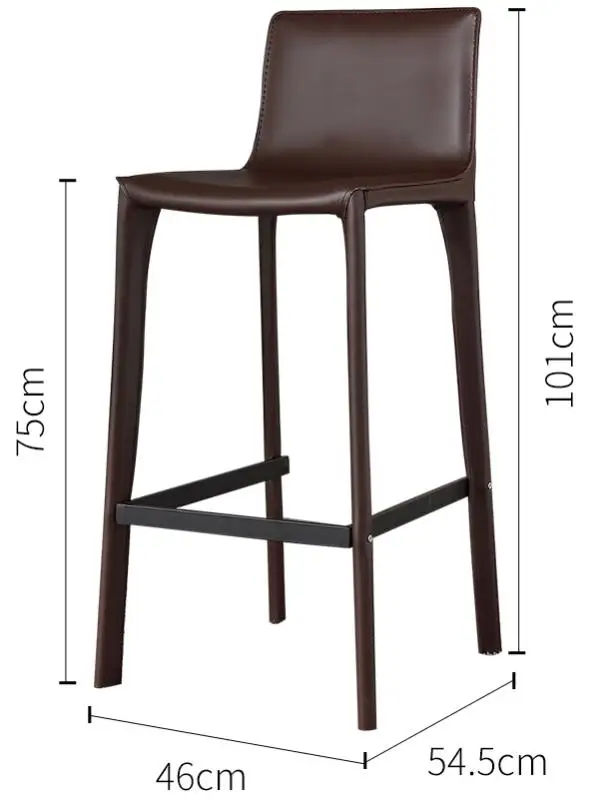 Foshan Factory Nordic Bar Chairs Modern Italian High Stool Bar Stools