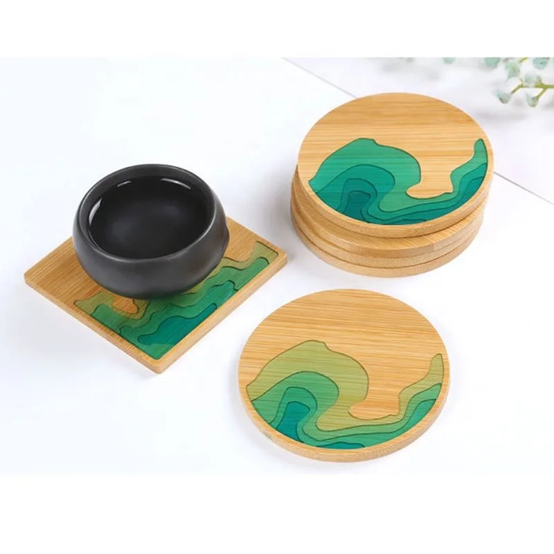 

DIY Epoxy ab glue coaster wood pallet wood coaster crystal Epoxy material package New wood Mould Dried Flower Resin Decorative, As shown