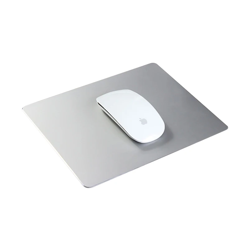 

High Quality Printed Ergonomic Aluminum Large Gaming Mouse Pad Custom Logo, Promotional Premium White Metal Mouse Pad, Optional