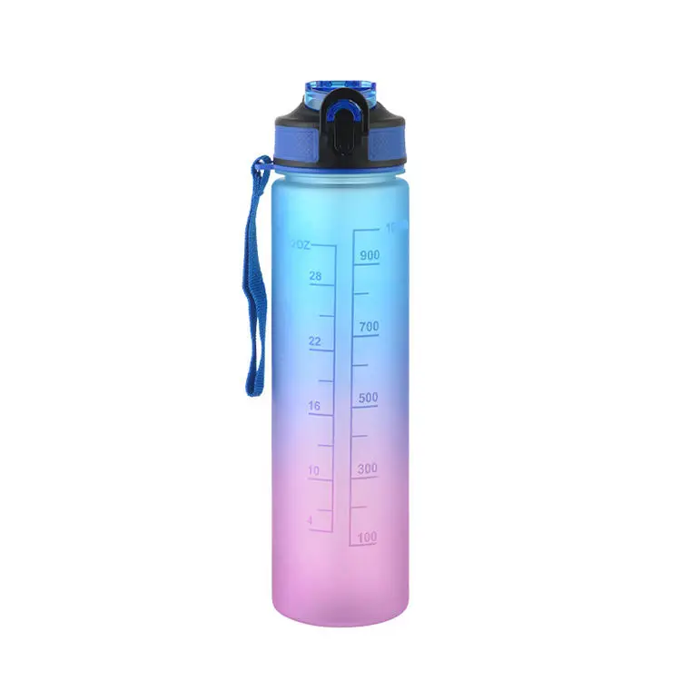 

Water Bottles Motivational Water Bottle with Time Marker Leakproof BPA Free Tritan Material Drinking Sports Water Bottle Perfect