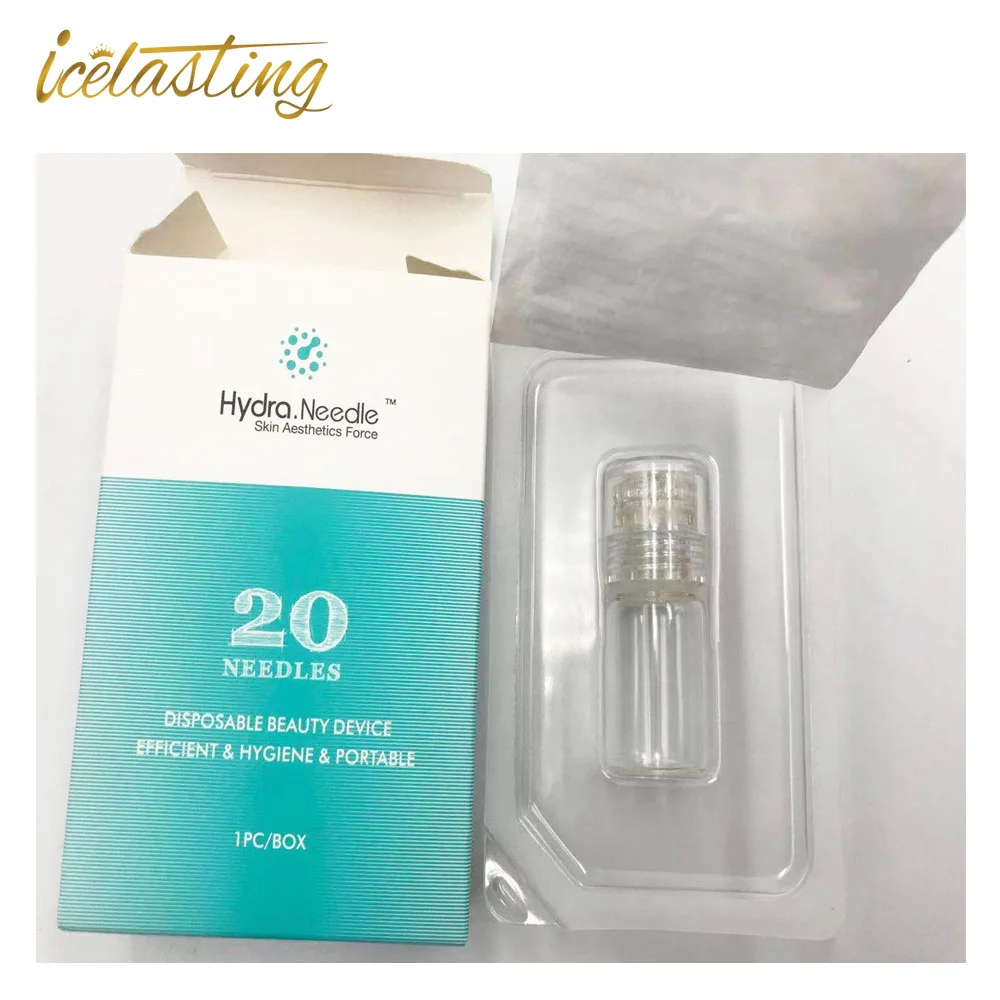 

Manufacturer hydra derma pen needles20 gold plated stamp micro needling for skin hair, Clear