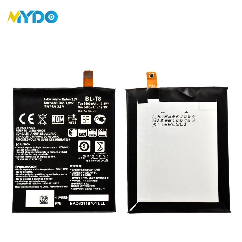 

Li-polymer replacement battery 3500mAh BL-T8 battery for LG G Flex F340 D950 D955 D958 D959 LS995