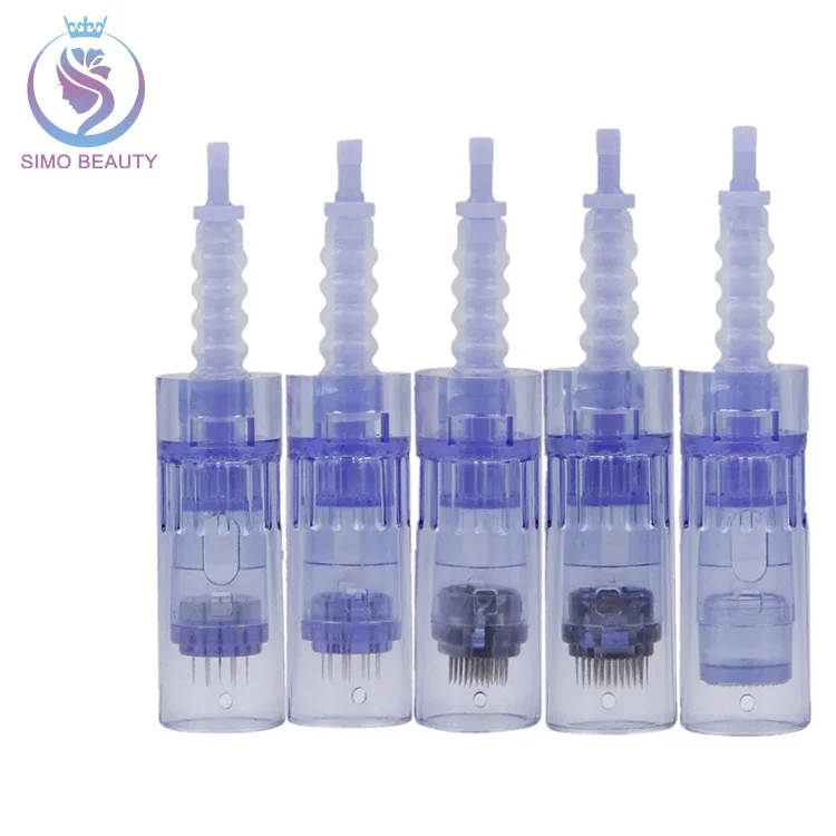 

Korea original beauty dermapen microneedling roller dr meso derma pen a1 rechargeable microneedling, Transparent blue