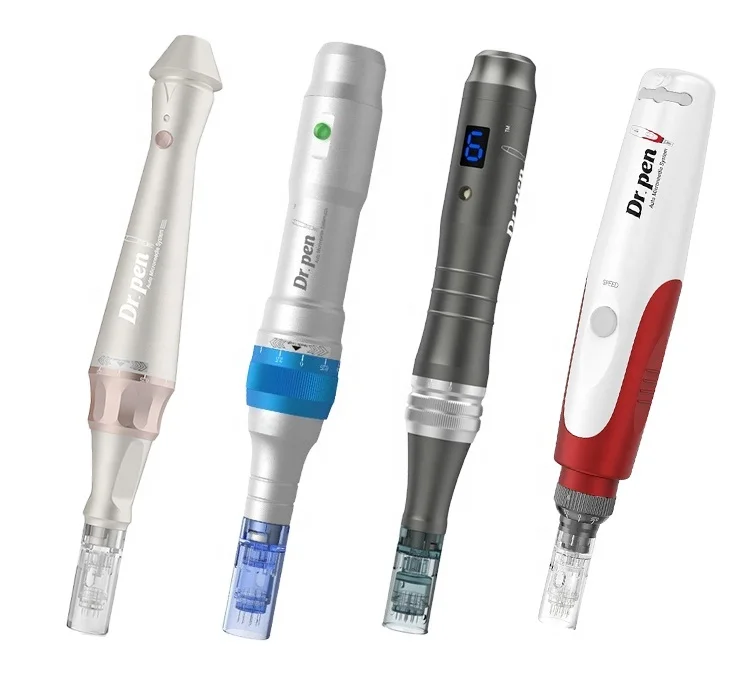 

Hot Selling Wired Wireless Dr pen Micro Needle Cordless Derma Pen Ultima A6 Automatic Dermapen, Silver