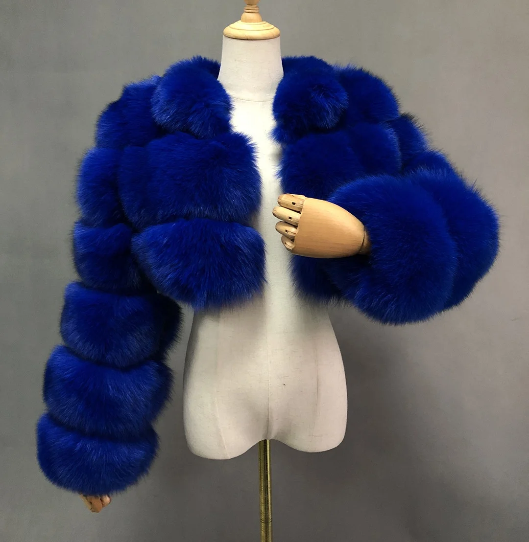 

Hot Selling 2021 Winter Women Faux Fur Coats Short Warm Plus Size Fur Jacket