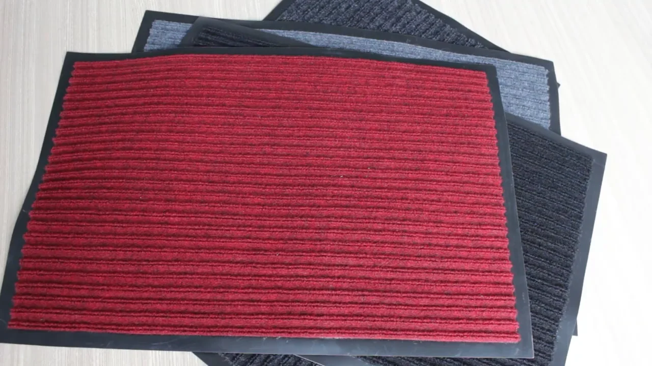 Popular Nonwoven Pvc Stripes Doormat Front Door Mat Roll Buy