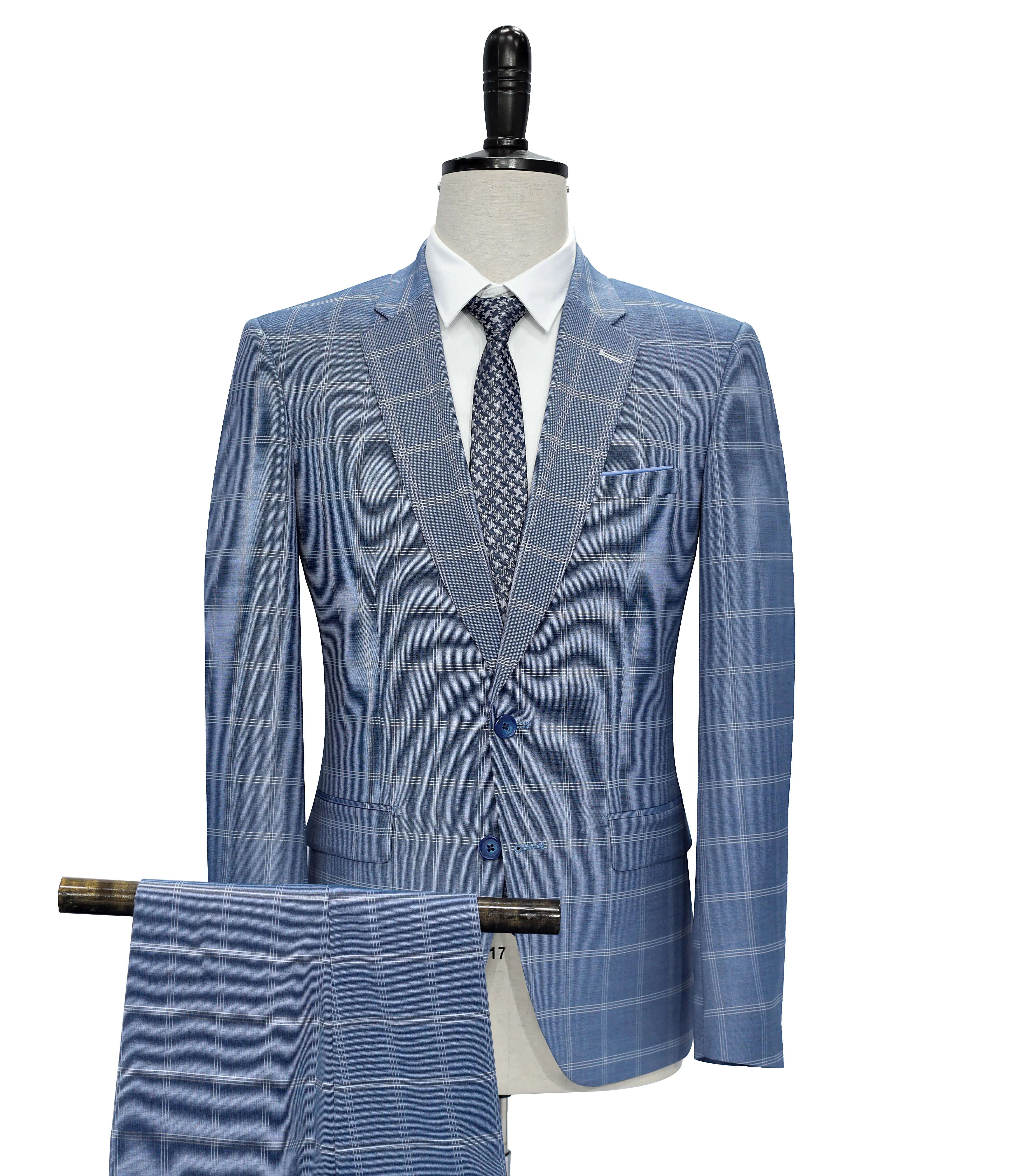 

China Wholesale Stock Male Suits 2020 Royal Blue Wedding Suit Men's Suit