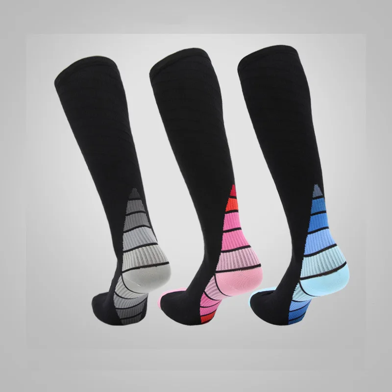 

MY-071 Quality Women Nurse Stretch Socks Colorful Knee High Compression Socks, Custom color