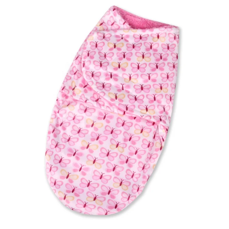 
Babies Sleeping Bags Newborn Baby Cocoon Swaddle Wrap Envelope Short Plush Warm Cotton Baby Blanket Swaddling Wrap 