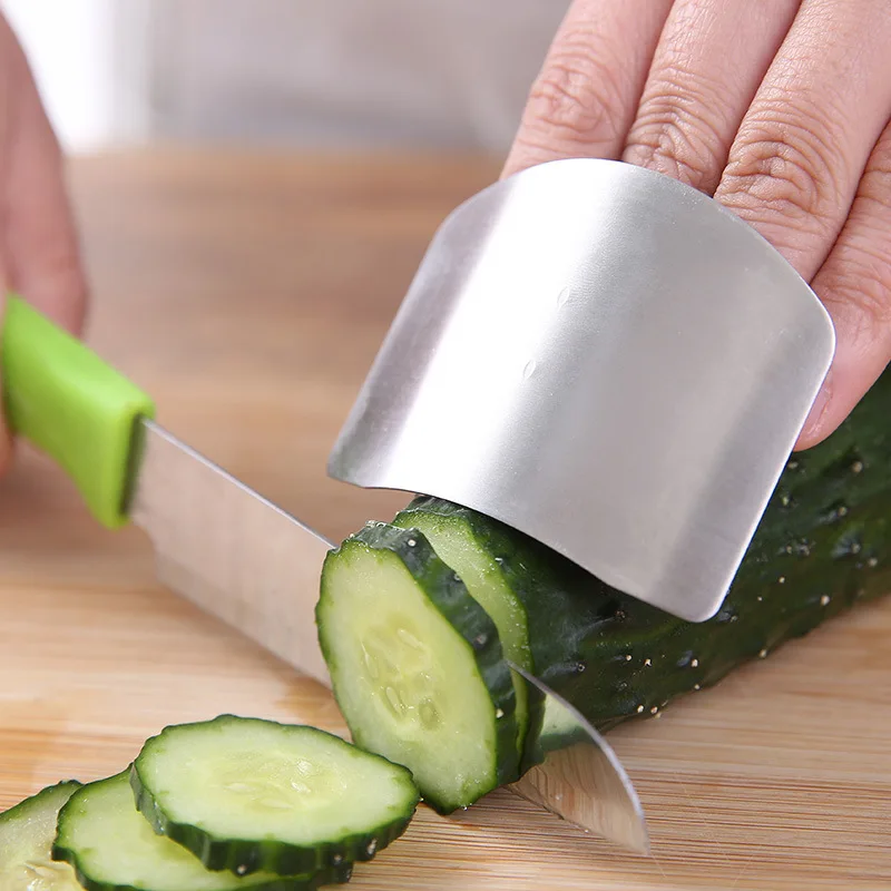 

Multifunctional Vegetable Cutter Creative Stainless Steel Vegetable Cutter Hand Guard Creative Kitchen Gadget