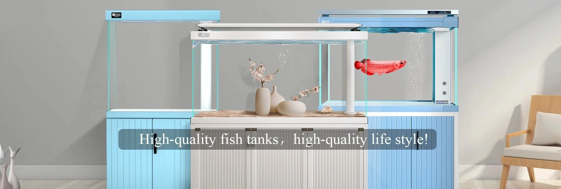 Weifang Yipin Pet Products Co., Ltd. Small Fish Aquarium/Big Fish
