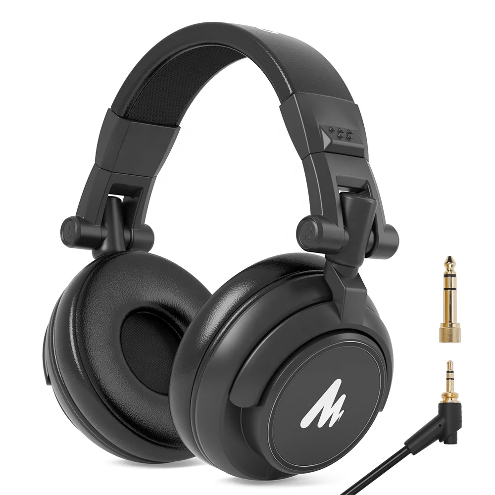 

Maono Noise Cancelling Stereo DJ Headphone Studio Over-ear Earphone Headphone For Music Production Wired Monitoring Headphones