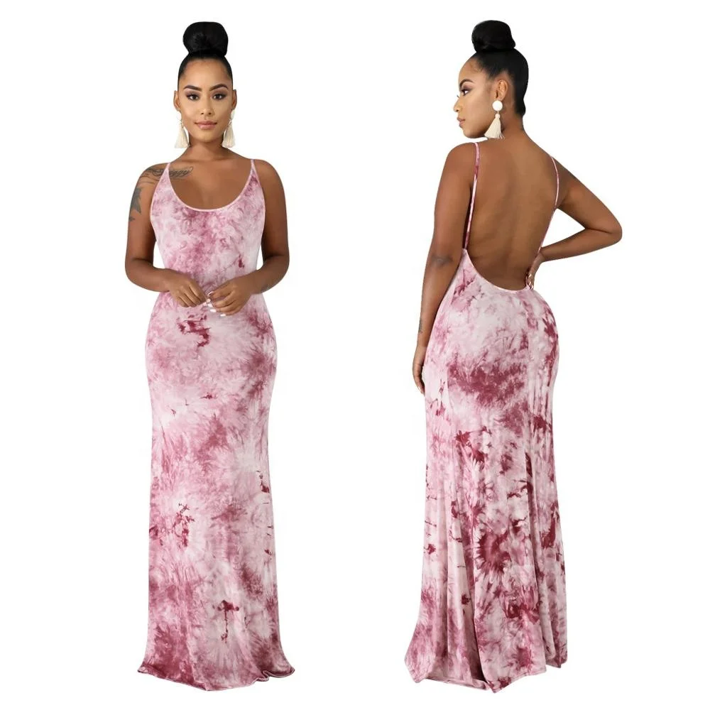 

B52186A Spring new design women fashion backless sexy long dress, Show