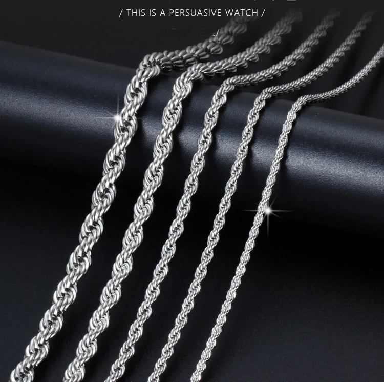 Herren 5mm Leder necklace-genuine geflochten Sterling Silber Twist 