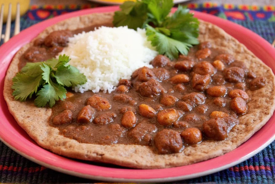 Shopping cart filled with mole ingredients