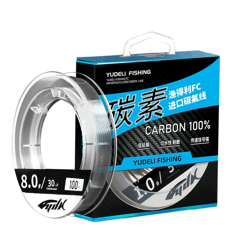 

Japan Custom Lable 0.6#-8.0# Transparent 100% Fluorocarbon Fishing Line