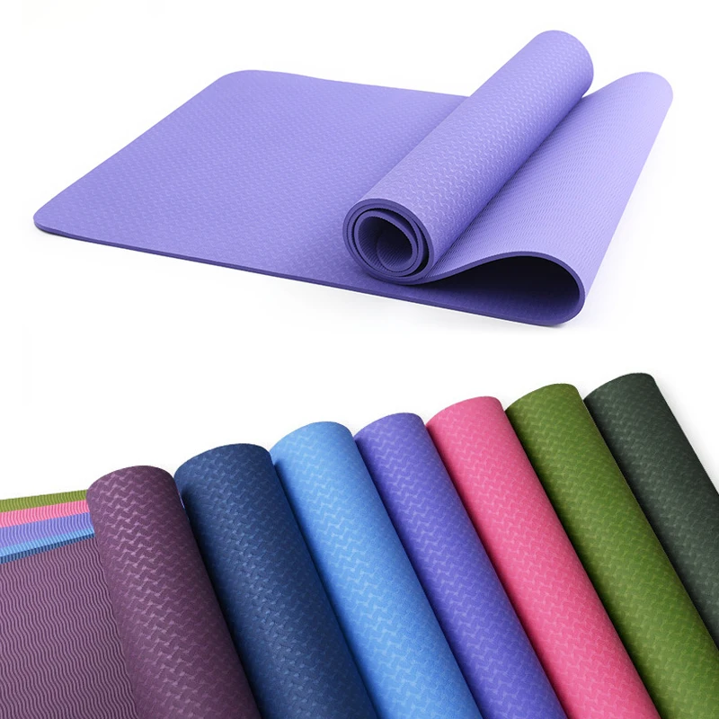 

Wholesale Low Moq Custom Print Portable TPE Roll Bulk Fitness Foldable Exercise Yoga Mat, Optional