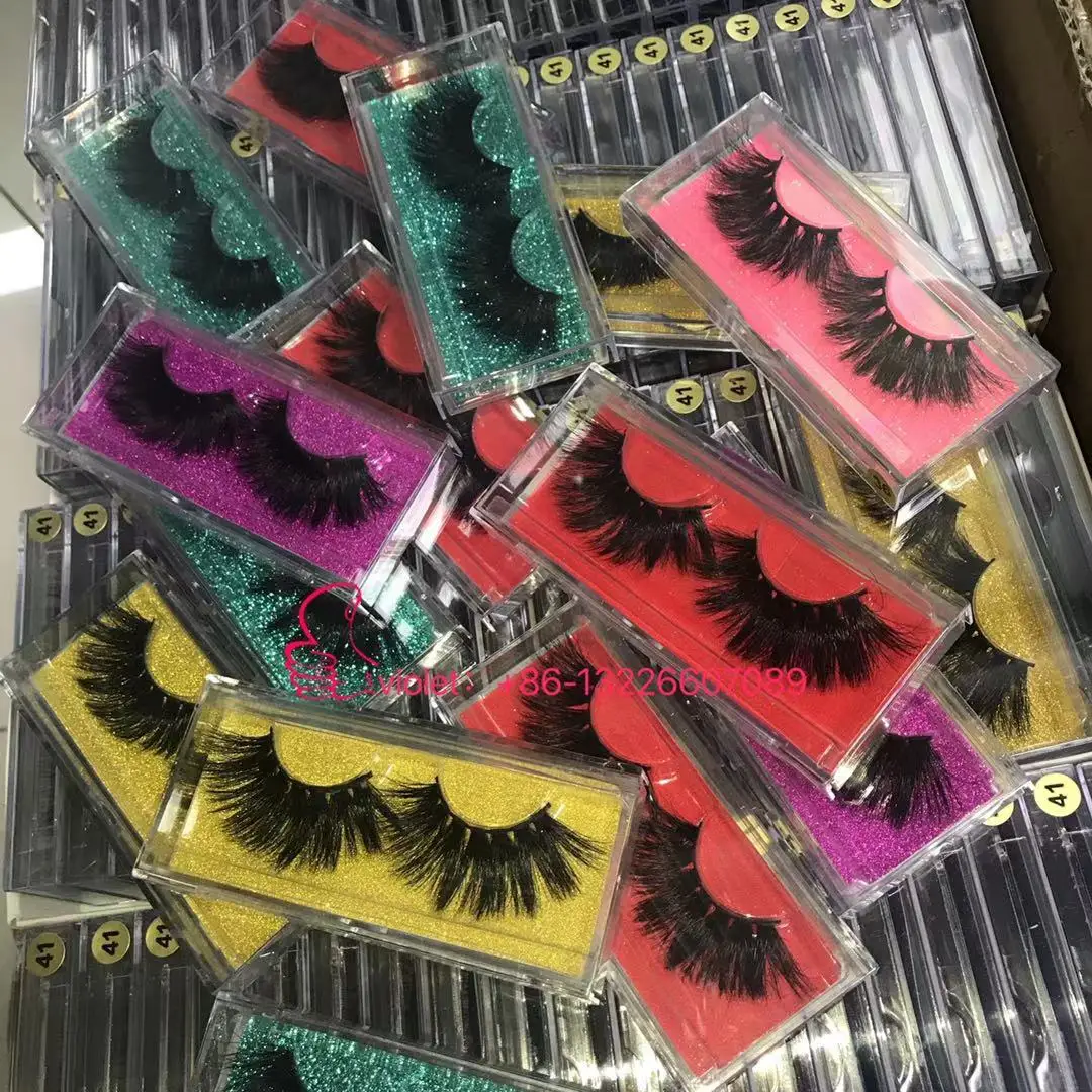 

violet free sample false lashes 3d mink eyelashes vendor lashes3d with custom label, Natural color