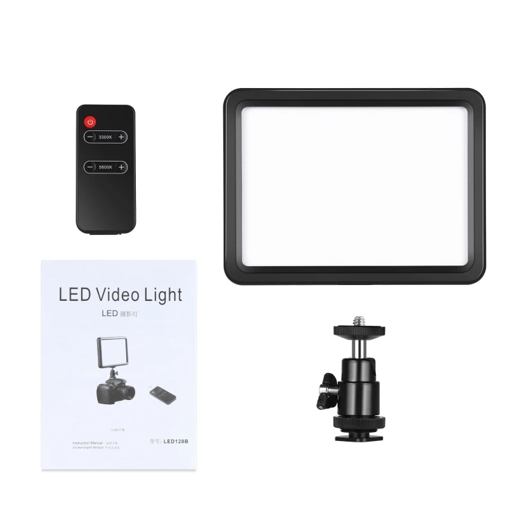 

116 LEDs 12W 3300-5600K Dimmable Studio Light Video & Photo Light with Remote Control