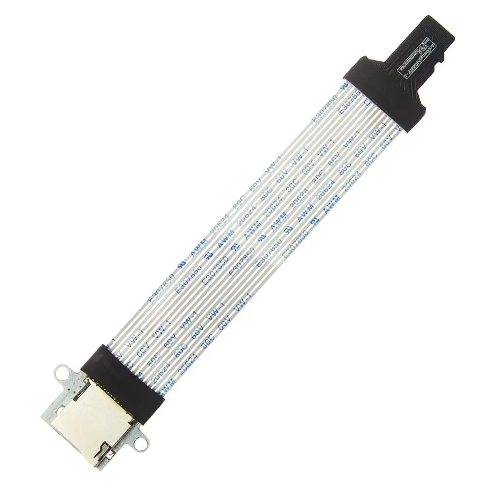 

Puluoshi NEW Design TF / MicroSD to TF / MicroSD expanding extension ribbon cable With screw holes, White/ black