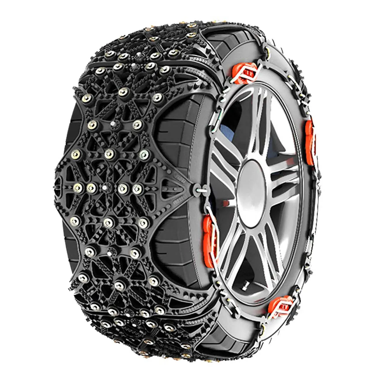 

QSC015 Car Snow Chains Replacement for Buick Enclave 2010-2018 No Harm To Tires All-Inclusive Anti-Skid Tire Chain