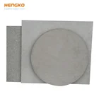 Hengko 熱抵抗カスタム 0.2-120 ミクロン多孔焼結フィルタープレート工業用フロー制御とろ過