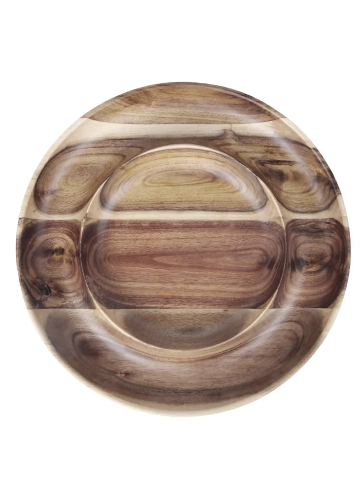 Wood Gusset Plate Wooden Plates For Restaurants Food Vegetable Cheap