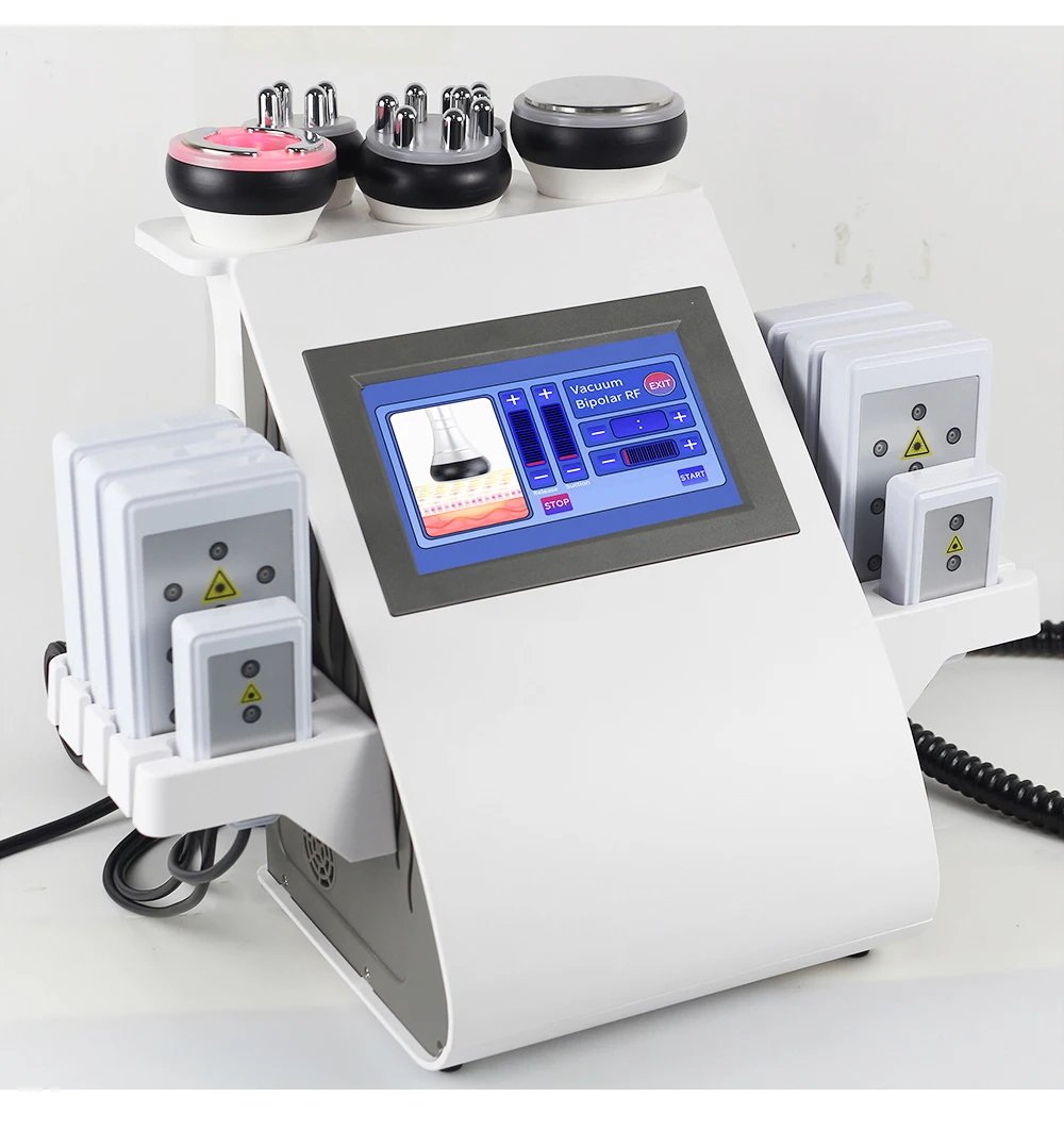 

6 in 1 cavitation rf vacuum lipo laser slimming machine with CE