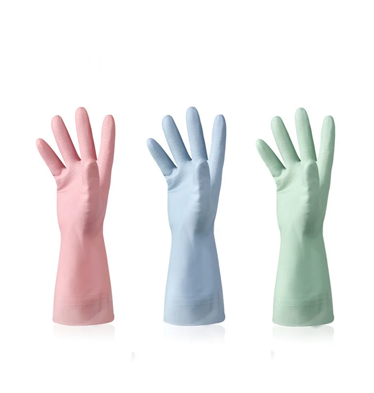 

Hot sale fashion Household latex for kitchen cleaning Dishwashing Silicone Magic Gloves