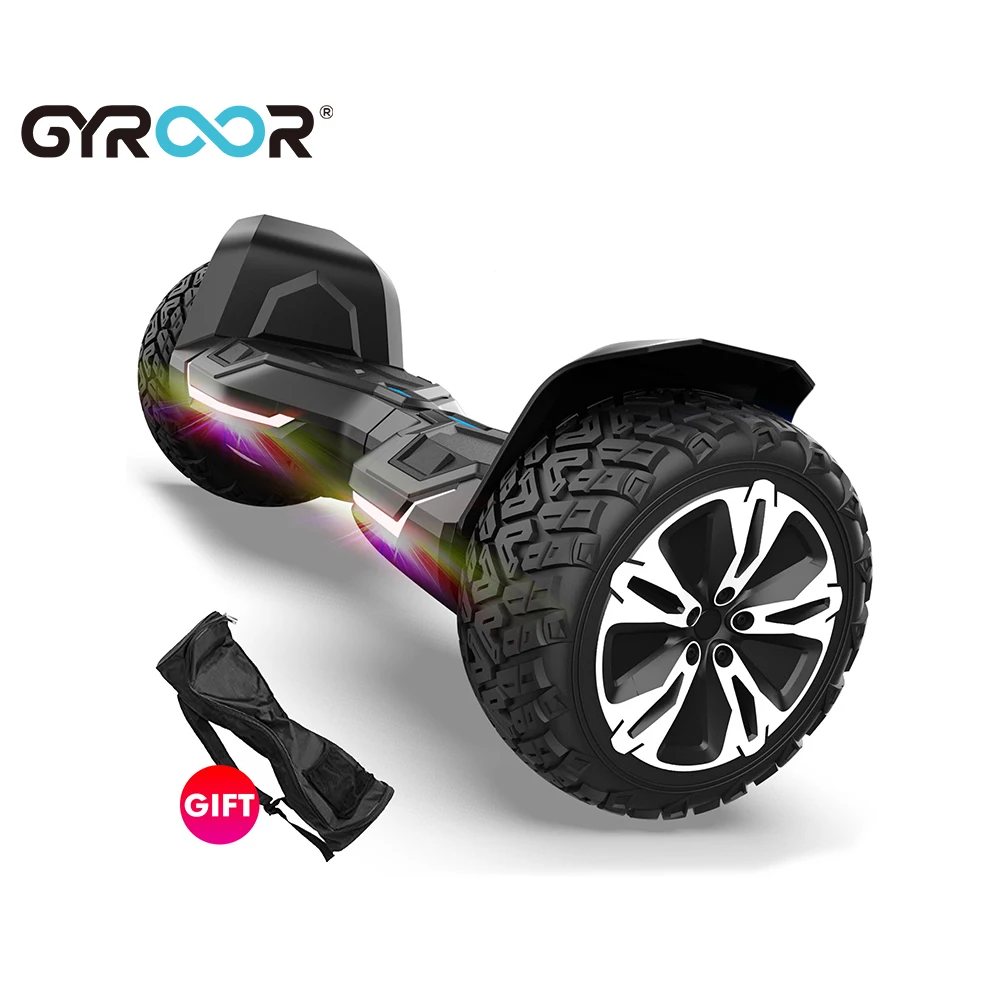 

Gyroor 6.5 Inch Self-balance Scooter with Blue Tooth and LED Light, Black/red/white/blue