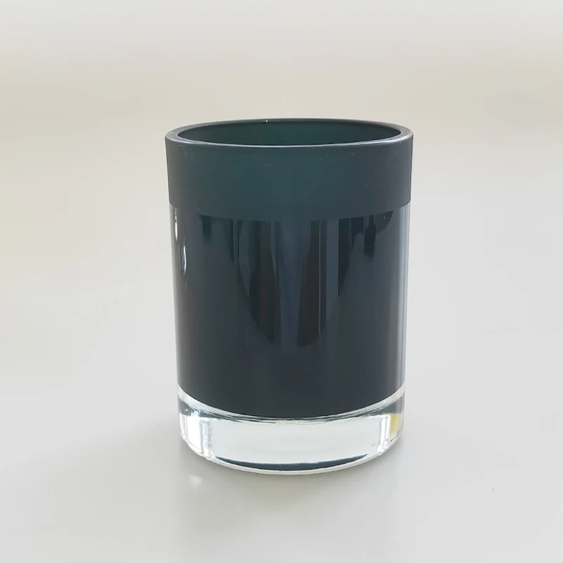 Wholesale Luxury Custom Empty Matte Black Candle Holder