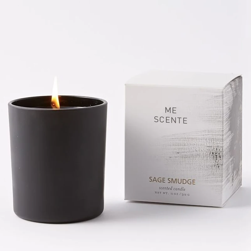 
Mescente luxury custom private label chic vanilla best holiday scented soy wax candles gift set 