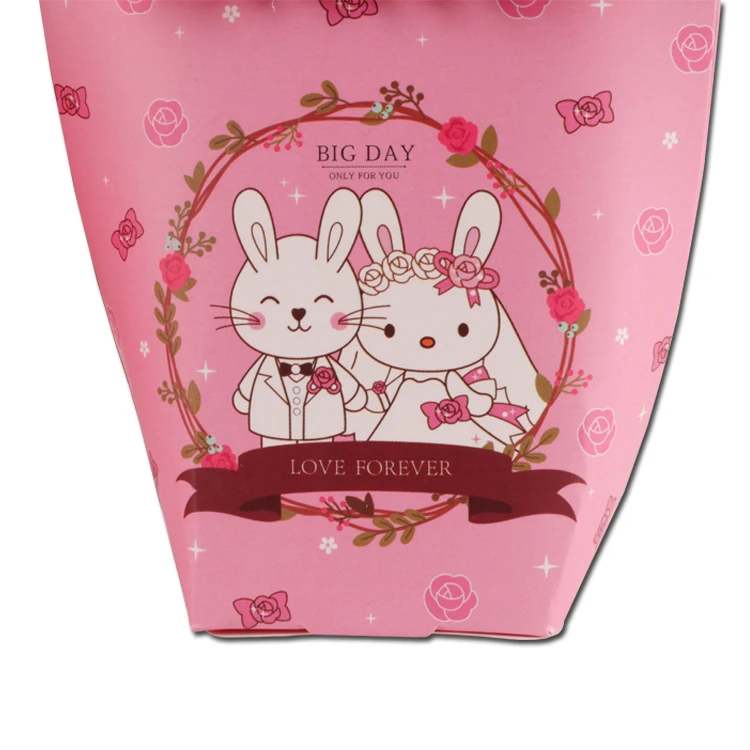 Wedding candy gift paper box,Sweet flower-shaped party baby-shower wedding/christmas favors candy box