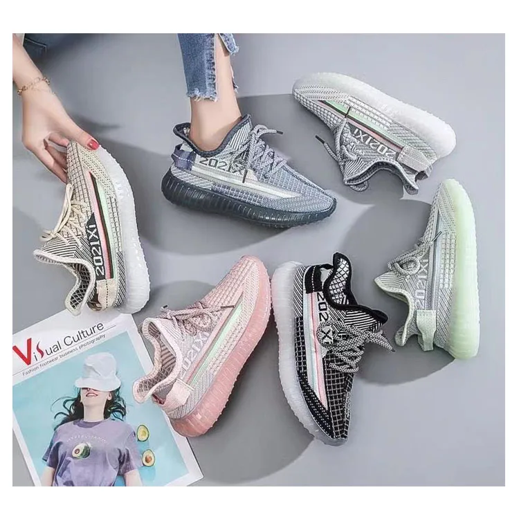 

6630 Mesh women's shoes, breathable casual sports shoes, women's soft-soled lightweight student running shoes, Picture shows