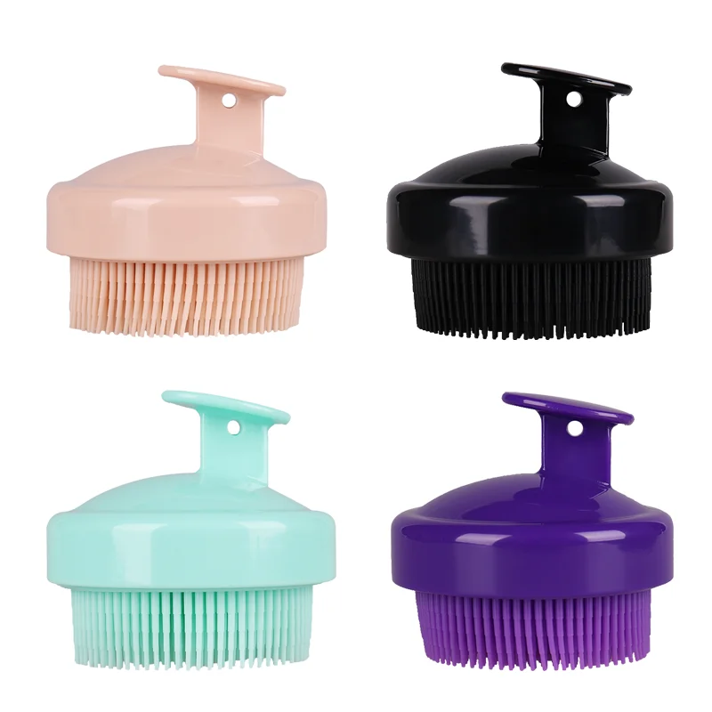

Lohas Hot Sell Silicone Bath Body Brush Exfoliating Round Silicone Bath Back Body Scrubber for Shower, Customized color