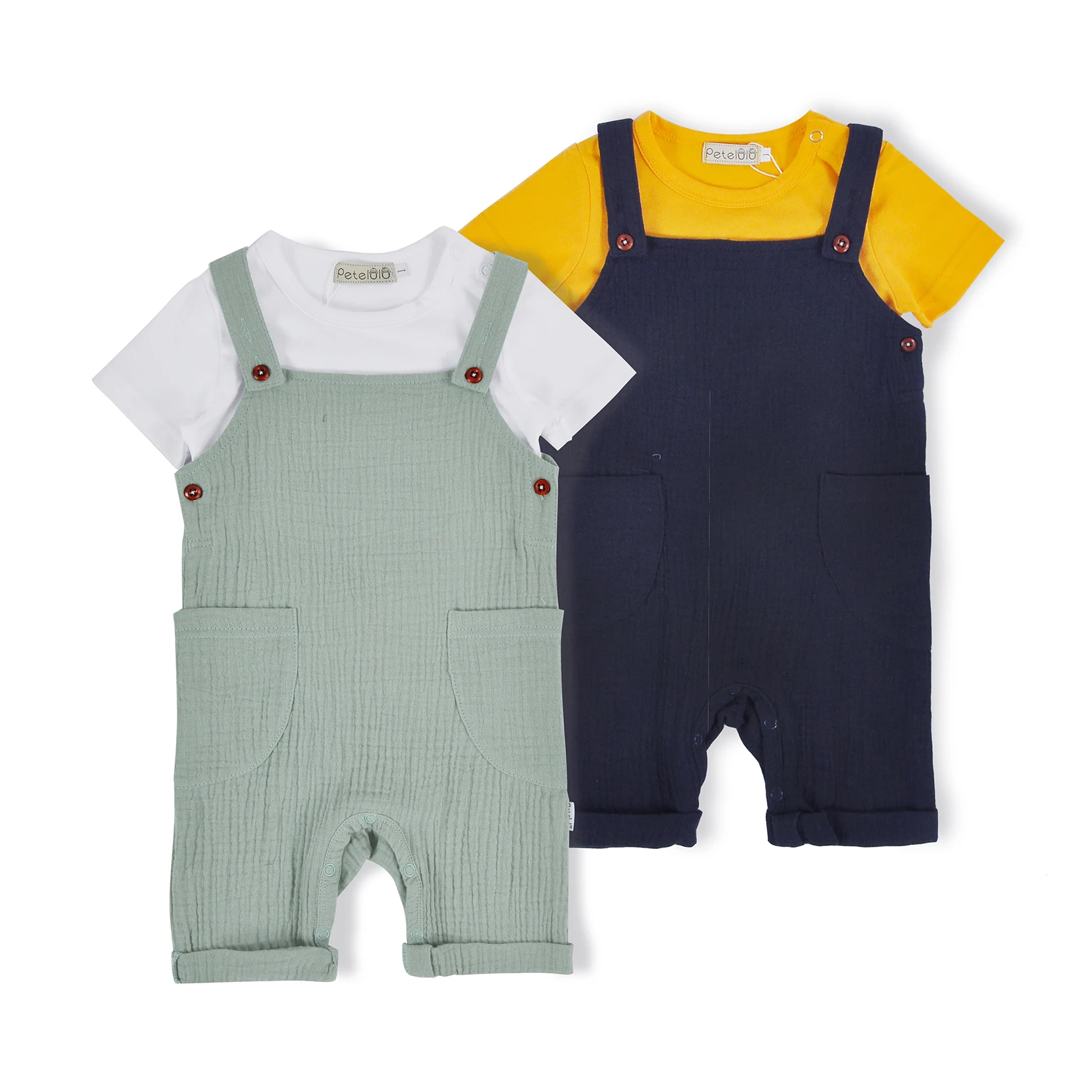 

baby overalls set 100% muslin overalls toddler baby rompers for baby clothes
