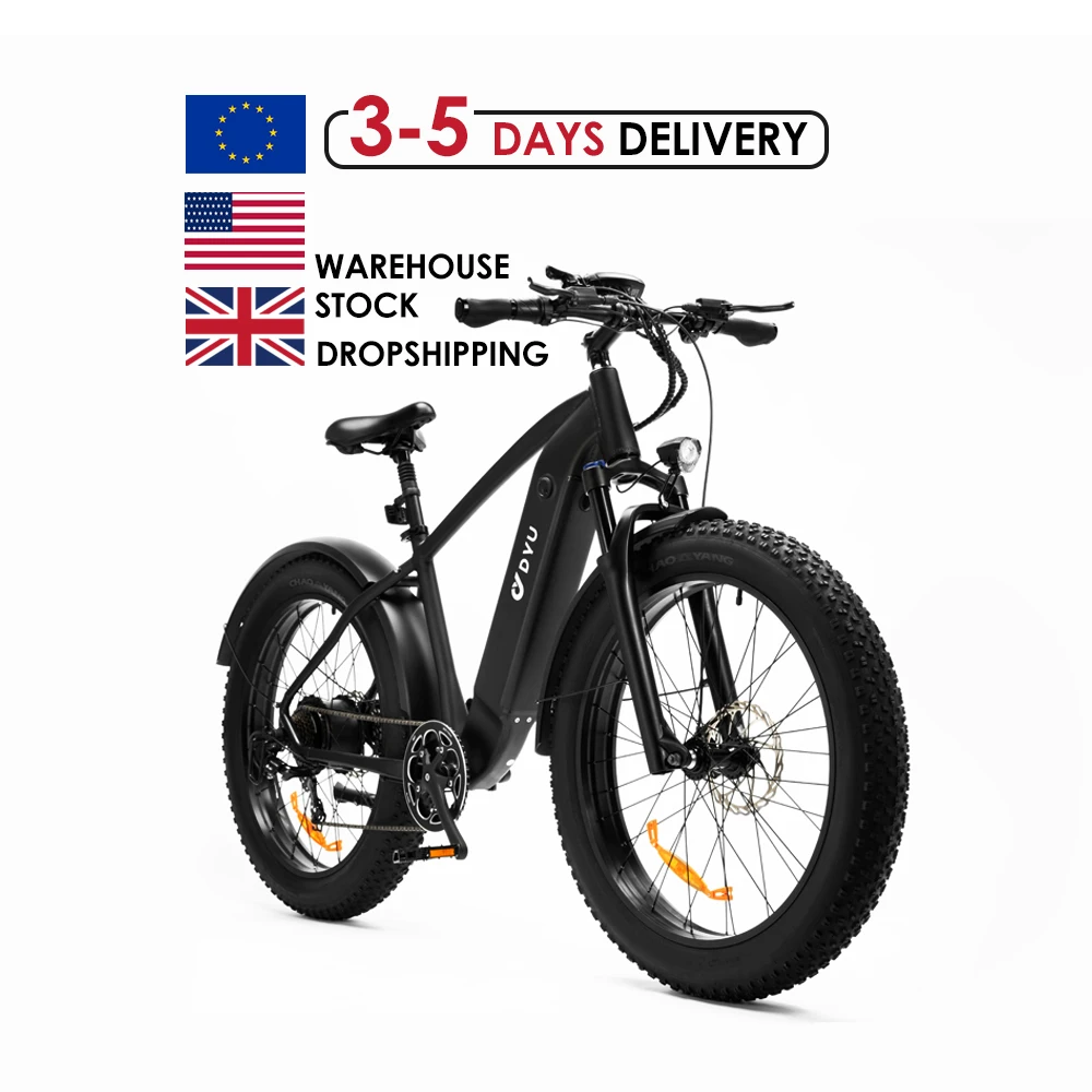 

2022 Fast Drop Shipping 26 Inch 7 Speed Carbon Steel Adult Bicycles Bicicleta E Cycle Man Fat Tyre electric Mountain bike