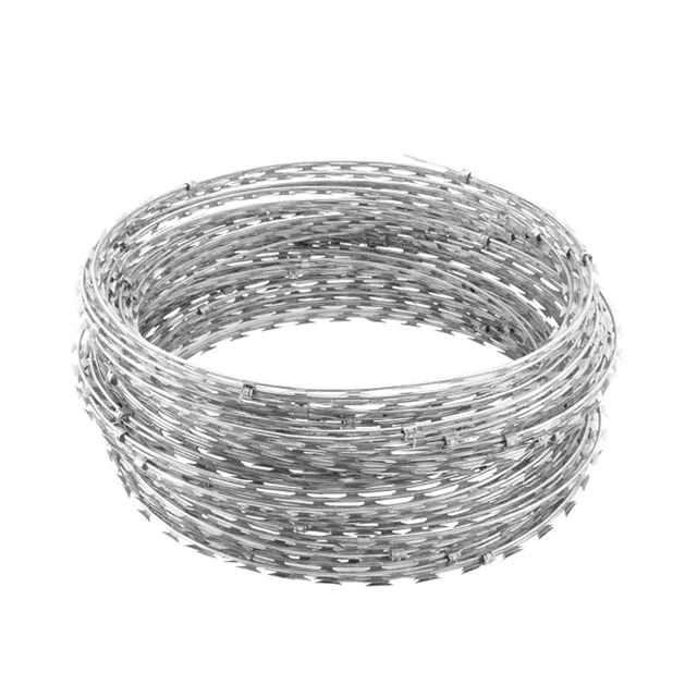 
Wholesale Concertina Razor Barbed Wire Price/Hot Dipped Galvanized Razor Wire 