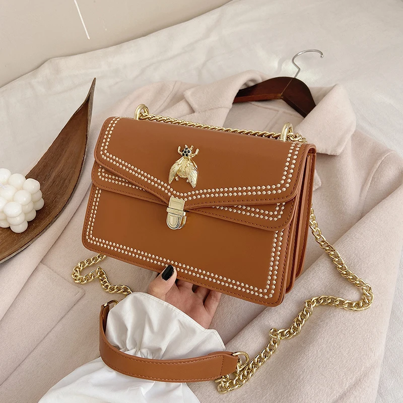 

Trending Popular Embroidery Thread Design Female Small Square Pu Leather Crossbody Bags for Women, As show or custom you like color