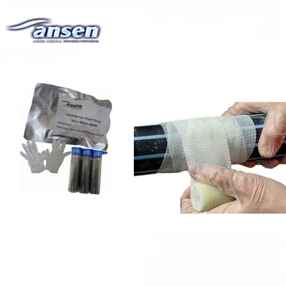 Under Pressure Pipe Repair Bandage Industrial Amouring Fast Bounding