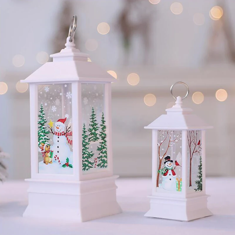 
2020 New Arrival Lantern Christmas Glitter Lamp Party Supplies Festival Xmas Gift Outdoor Decoration Tree Ornaments 