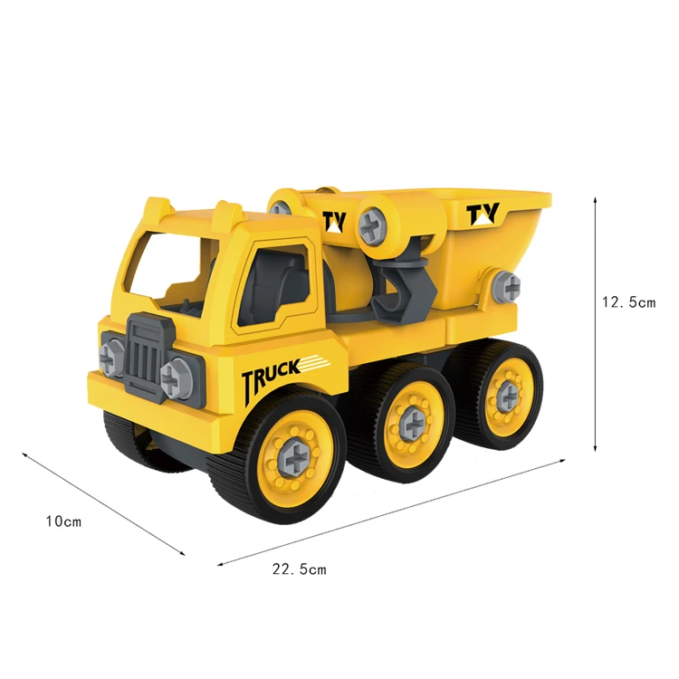 Hot Selling Wholesale Educational Diy Assembly Truck for Kids