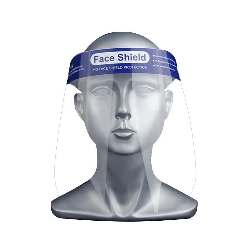 

OEM Manufacturers Direct Sales Clear Face Shield Safety Visor Eye Face Cover Protective Shields Anti-splash Face Shield